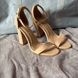 Elegant Tan High Heels